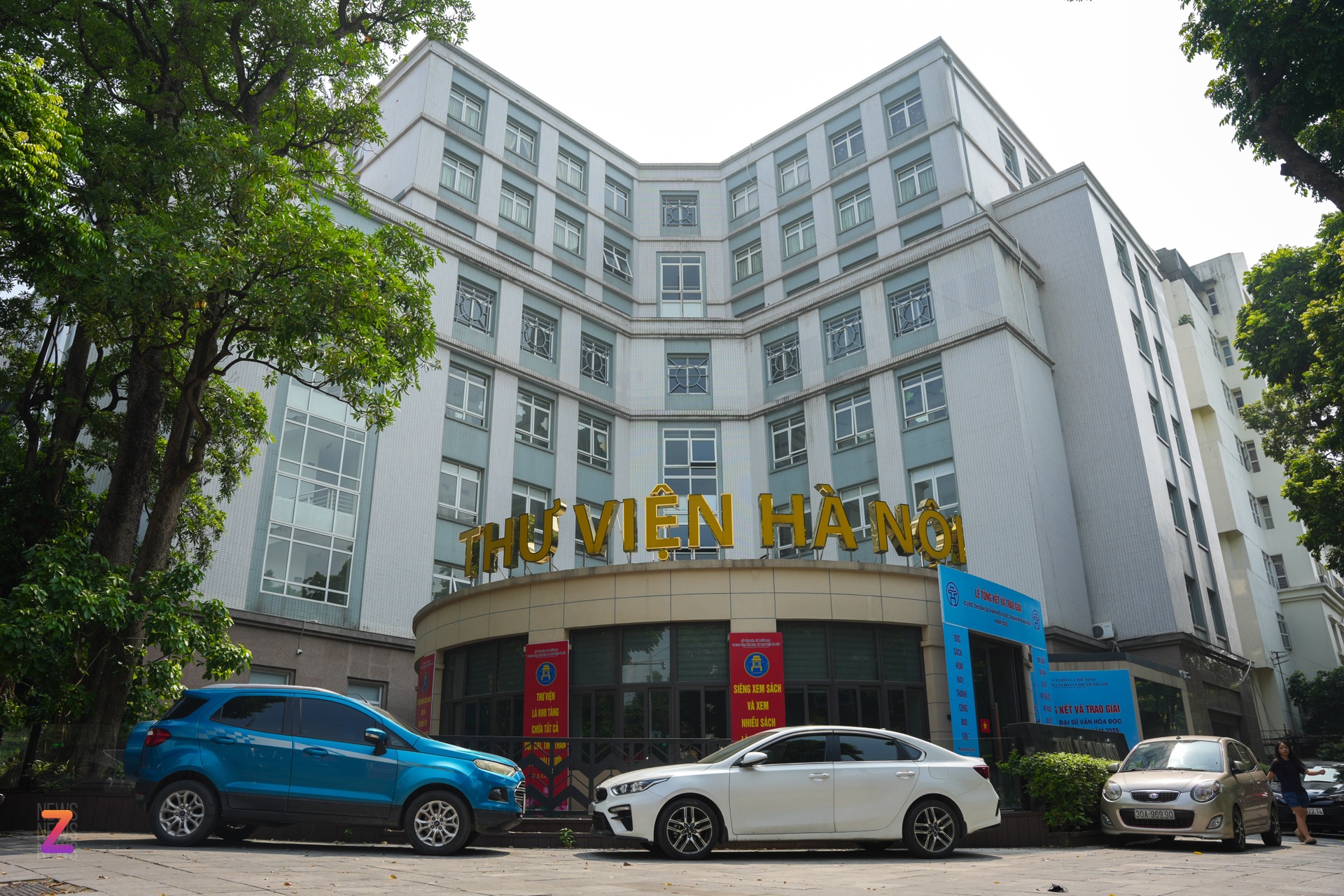 Thu vien Ha Noi, thu vien, khong gian hoc, khong gian mien phi, muon sach anh 1