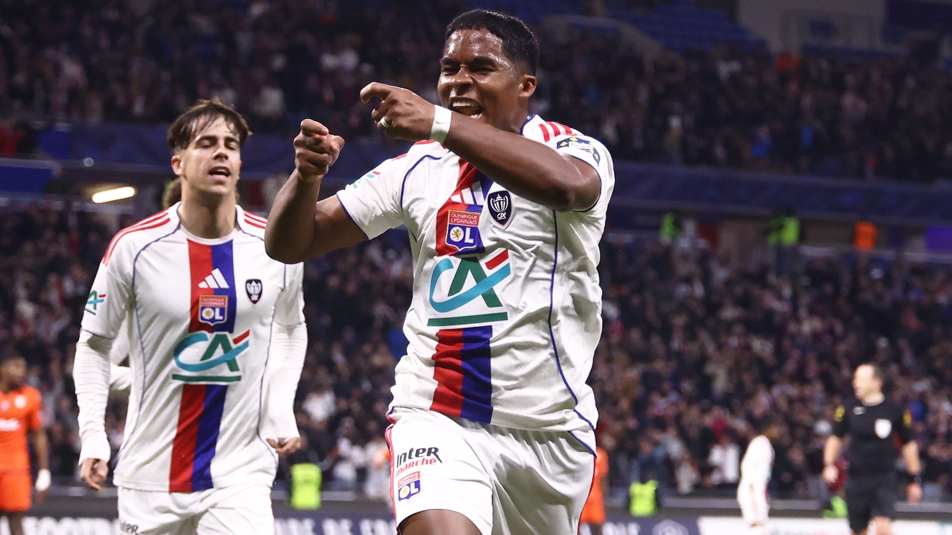 Endrick trong màu áo Lyon