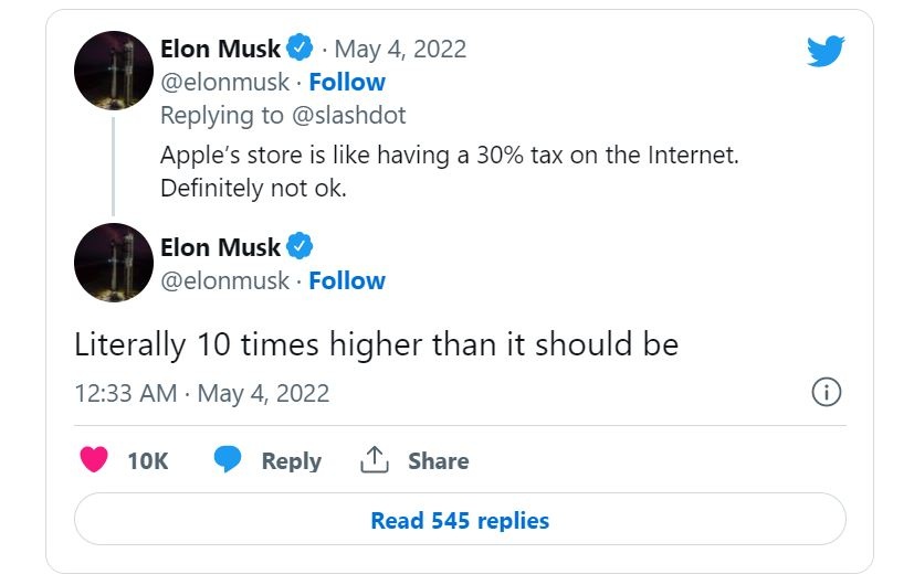 Elon Musk doi dau Apple anh 1