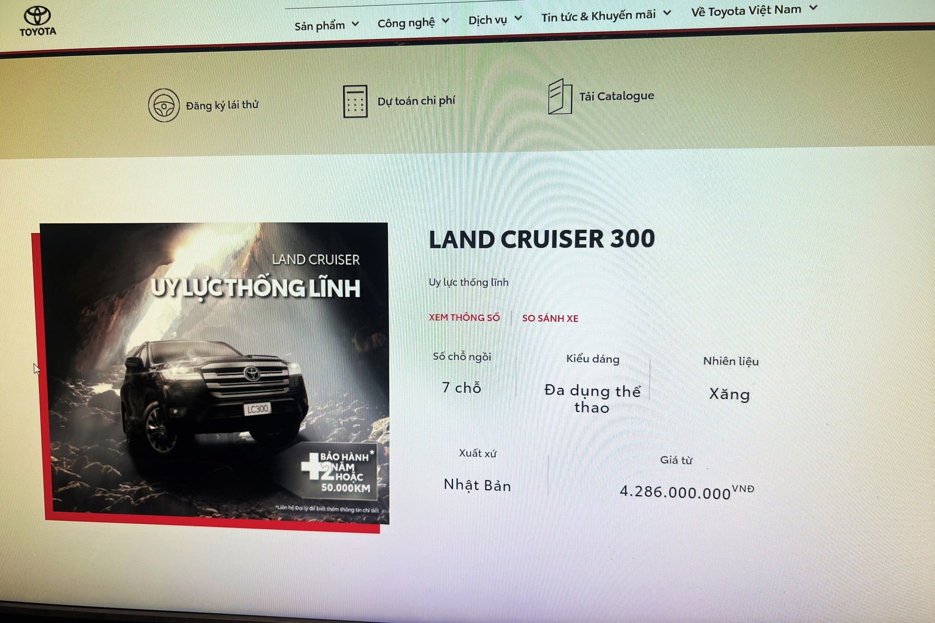 Toyota Land Cruiser tang gia anh 1