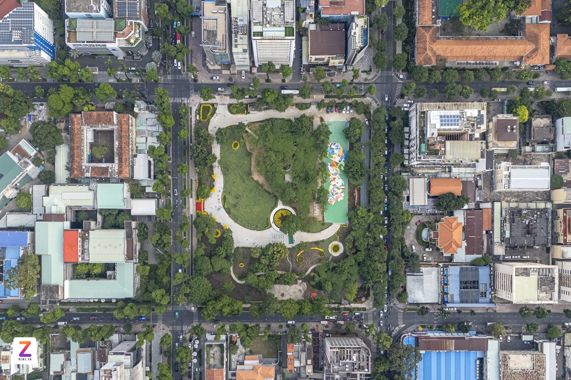 cong vien tren dat vang anh 1