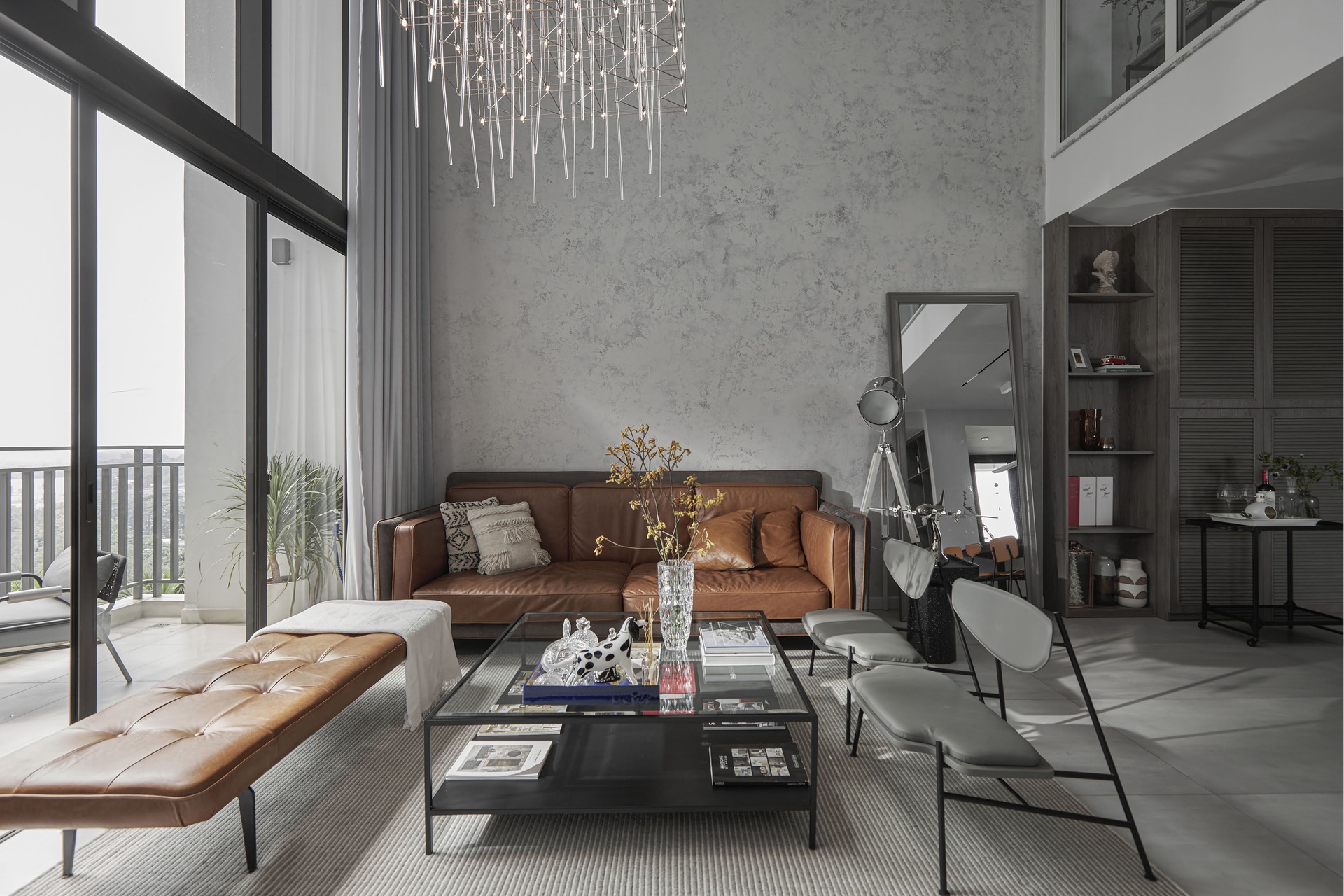 thiet ke can ho duplex sang trong anh 2