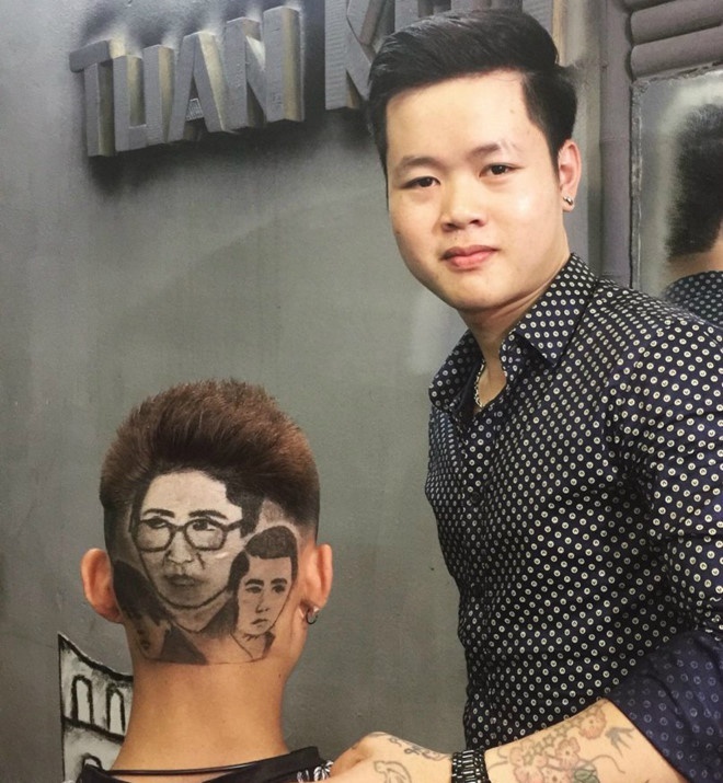 tao hinh tren toc anh 3