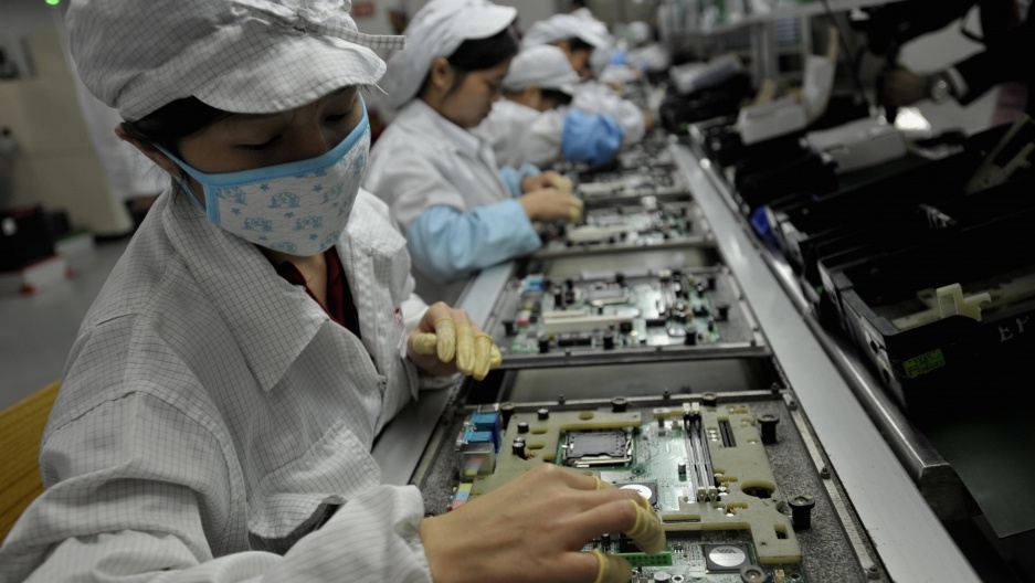 Cong nhan Foxconn tu tu anh 1