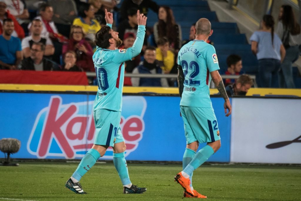 tran Las Palmas 1-1 Barca. anh 1