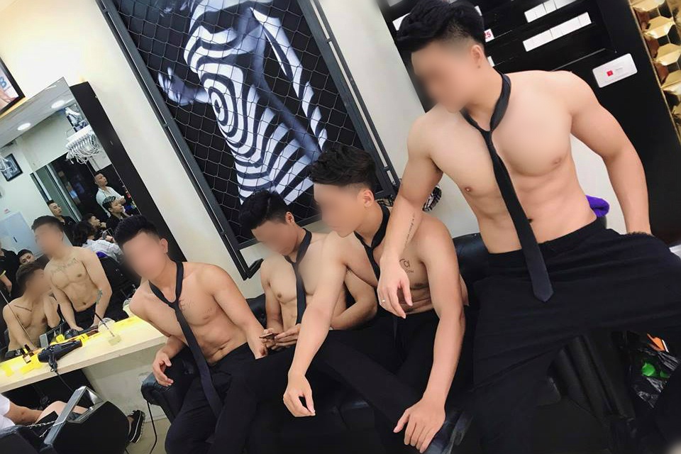 trai dep 6 mui o tiem toc anh 1