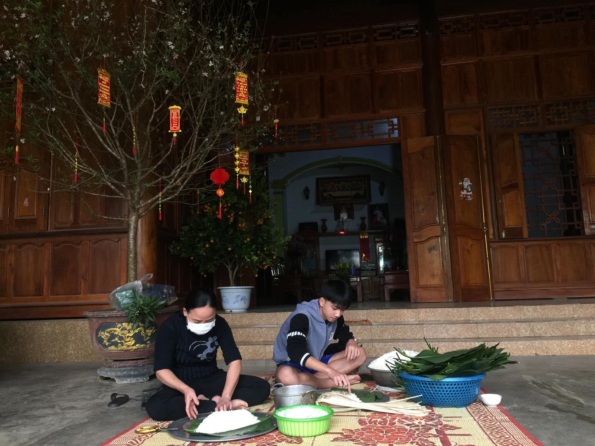 Ve nha an Tet anh 2