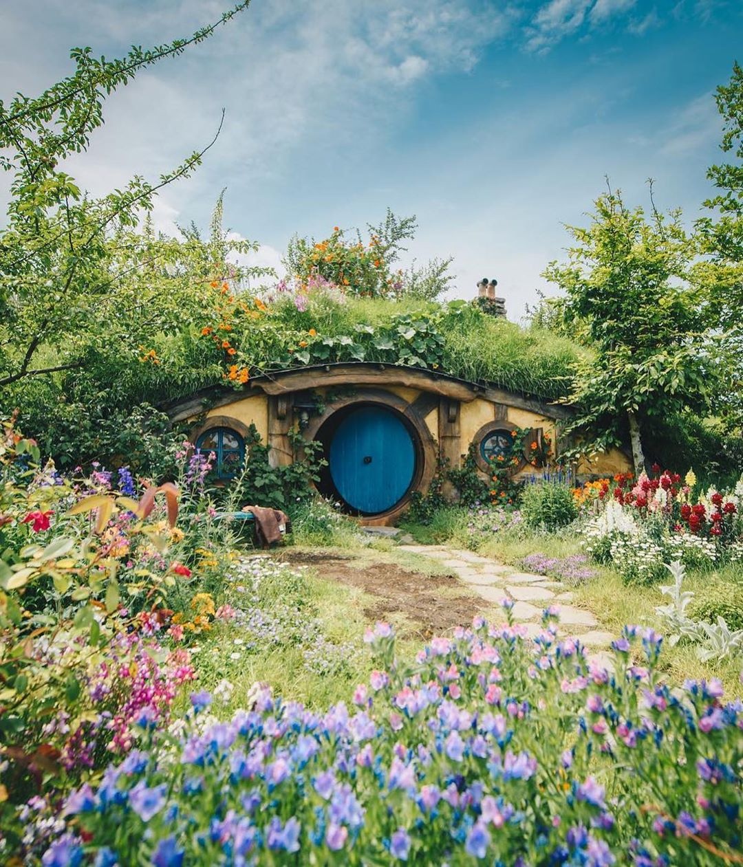 ngoi lang Hobbit New Zealand anh 1