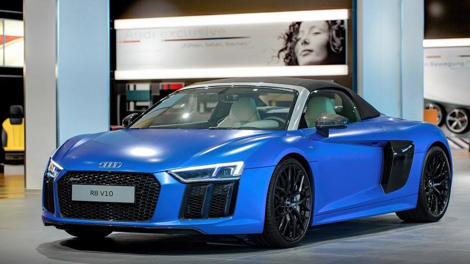 Audi R8 V10 mui tran mau doc o Duc anh 1
