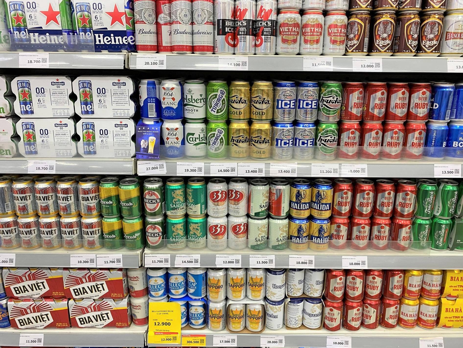 Heineken,  Tiger,  Bia Sai Gon anh 1