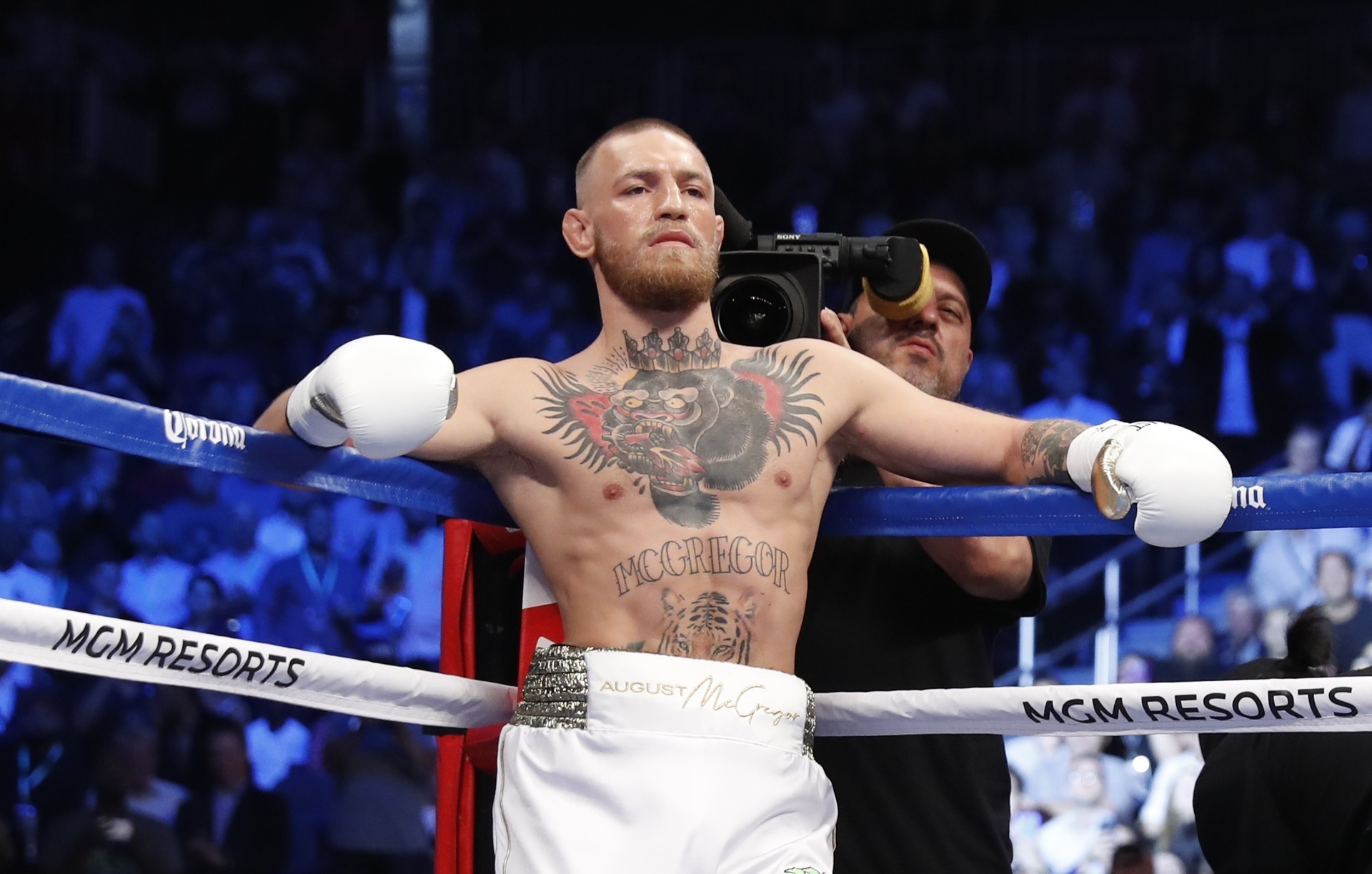 Mayweather vs McGregor anh 1