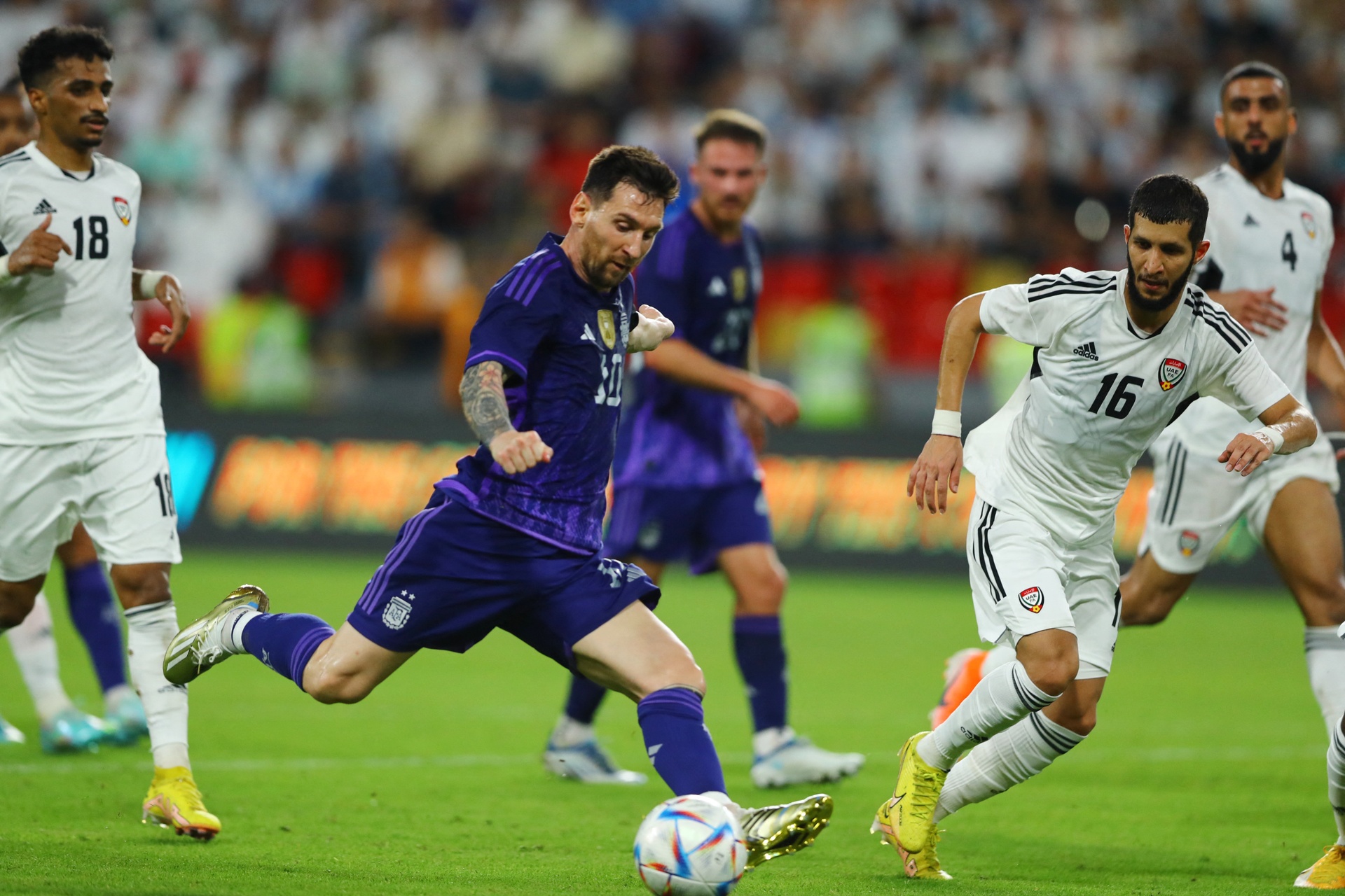 Argentina thang UAE anh 1