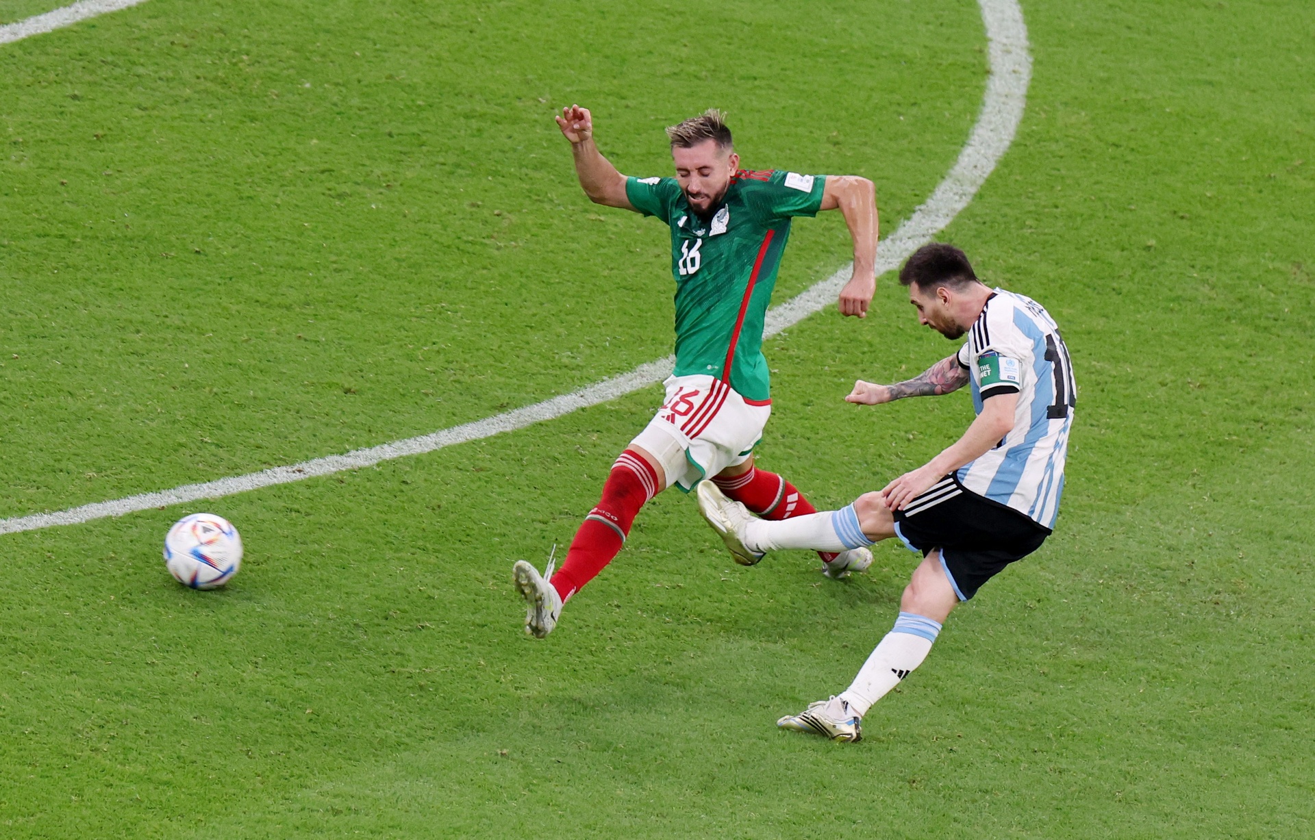 Argentina dau Mexico anh 1