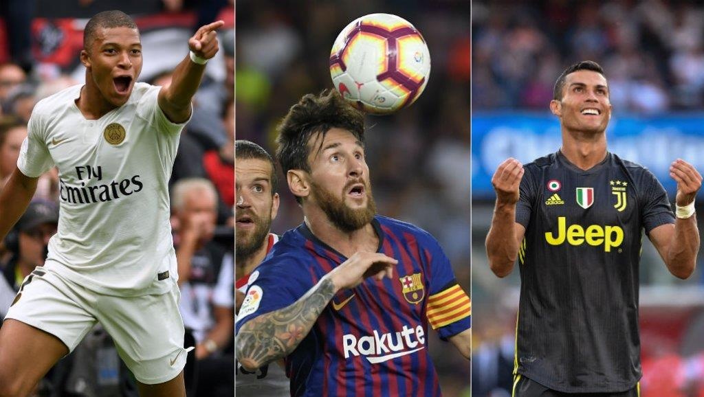 Mbappe lua chon giua Messi va Ronaldo anh 1