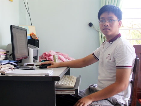 Em Trần Xuân Thịnh luôn mơ ước trở thành người chiến sĩ CAND.