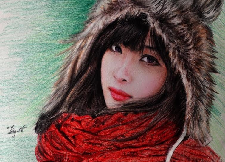 ve tranh chi mau anh 8