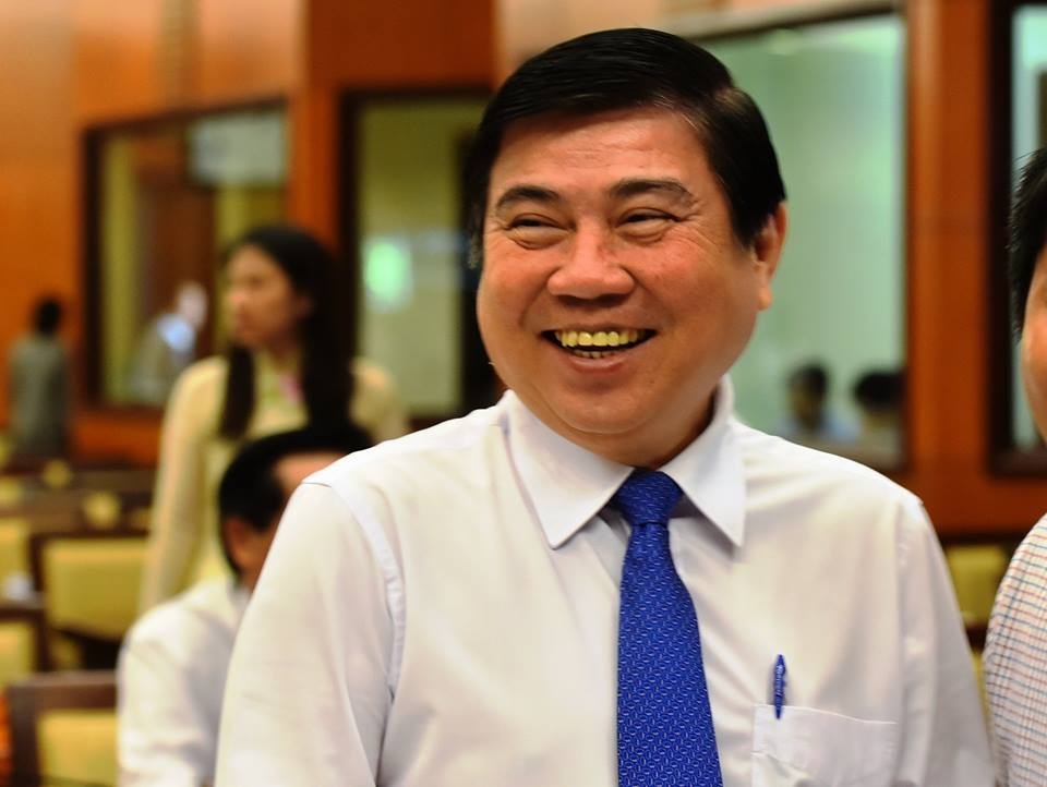 Phó bí thư Thành ủy TP HCM Nguyễn Thành Phong tại phiên khai mạc kỳ họp HĐND TP HCM sáng 8/12. Ảnh: HẢI AN.
