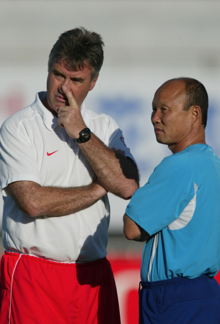 doi tuyen U21 Trung Quoc,  HLV Guus Hiddink,  Olympic Tokyo anh 1