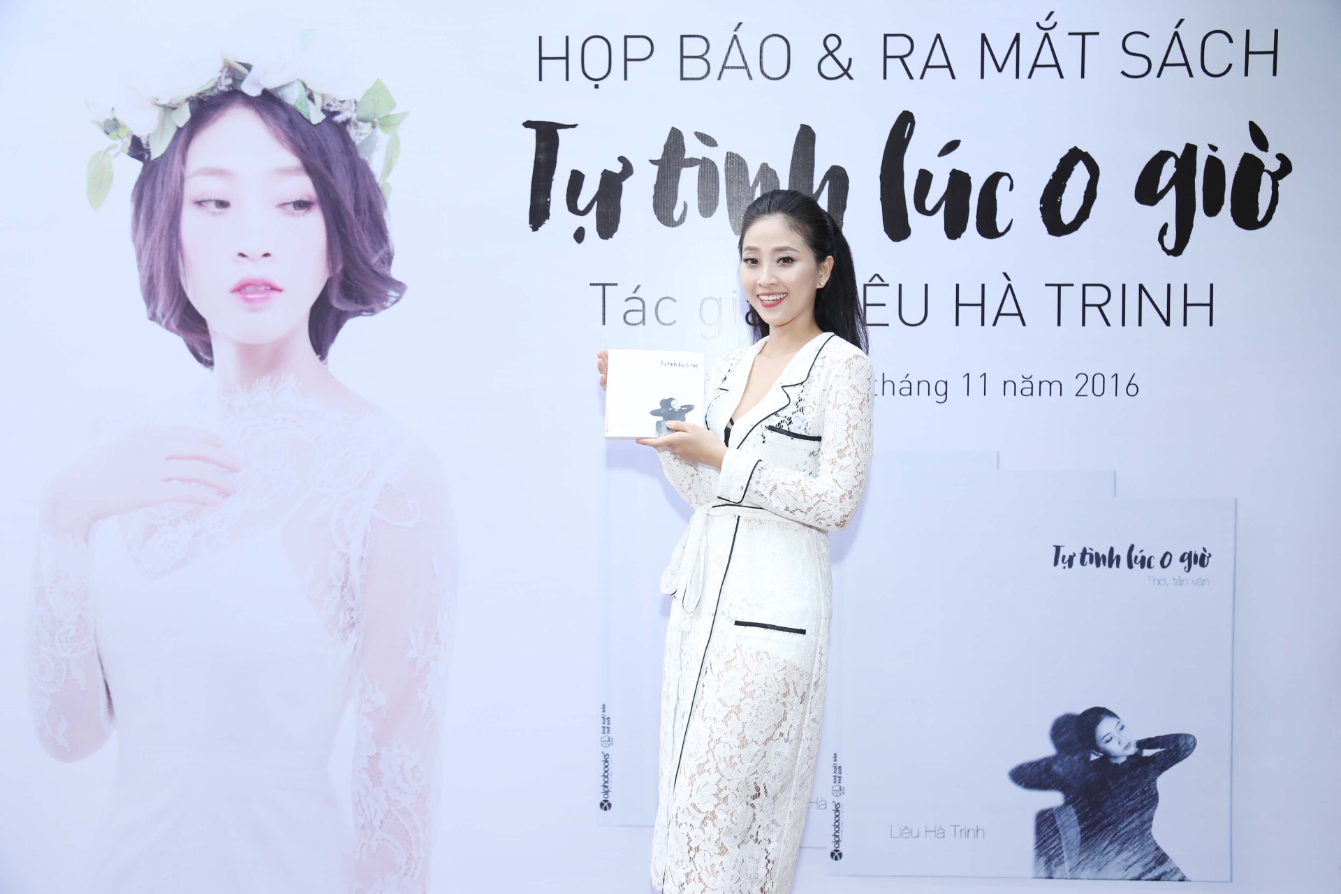 MC Lieu Ha Trinh khoe nguoi yeu trong ngay ra sach anh 1