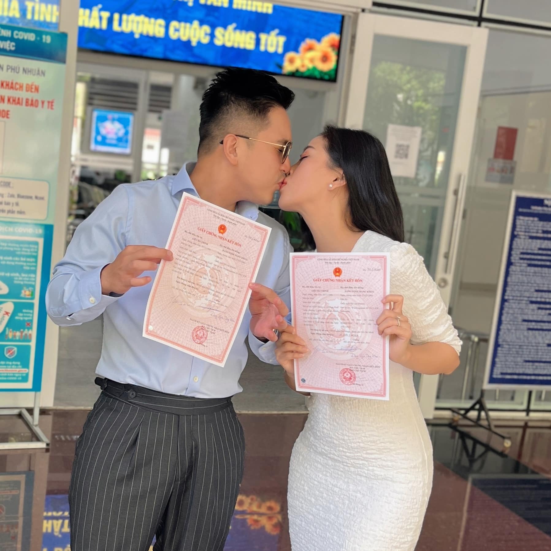 MC Lieu Ha Trinh dang ky ket hon anh 1