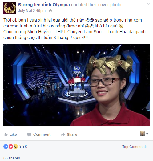 Co gai gay bao Duong len dinh Olympia anh 1