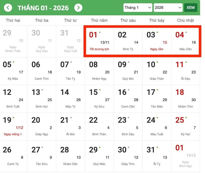 nghi Tet Duong lich,  2026,  nguoi lao dong anh 1