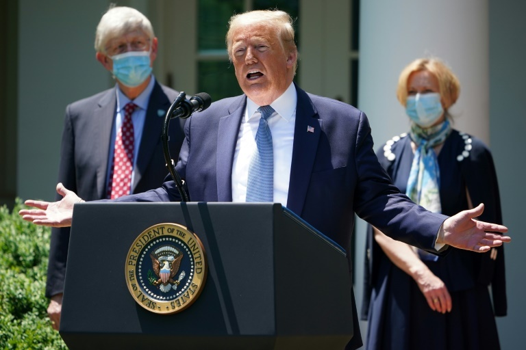 Trump tuyen bo My phan phoi vaccine Covid-19 tu tuan sau anh 1