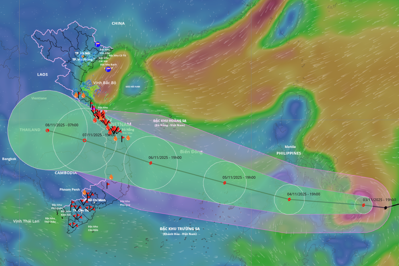 Bao so 13 Bao Kalmaegi anh 1