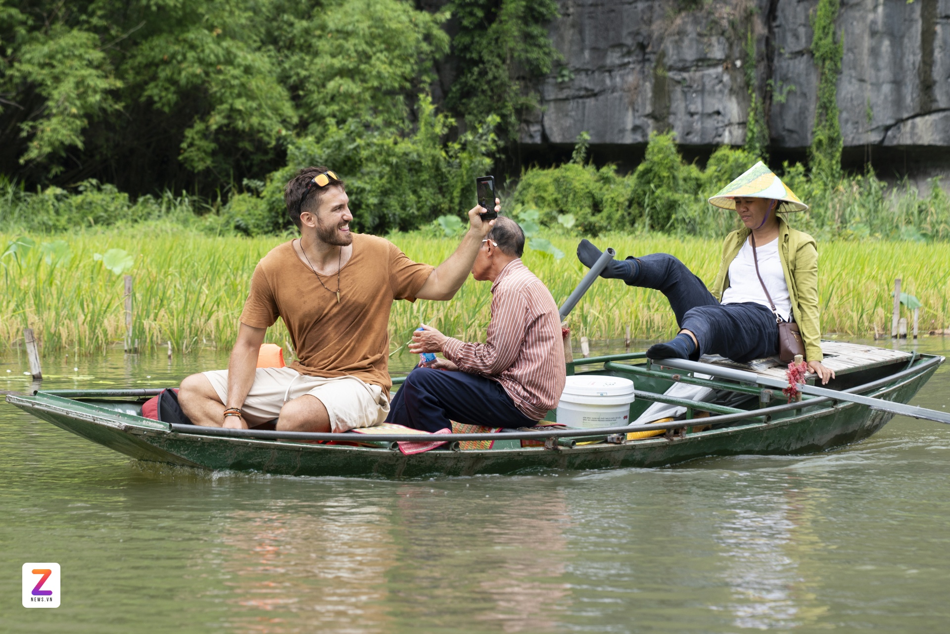 Cánh đồng lúa ở Ninh Bình