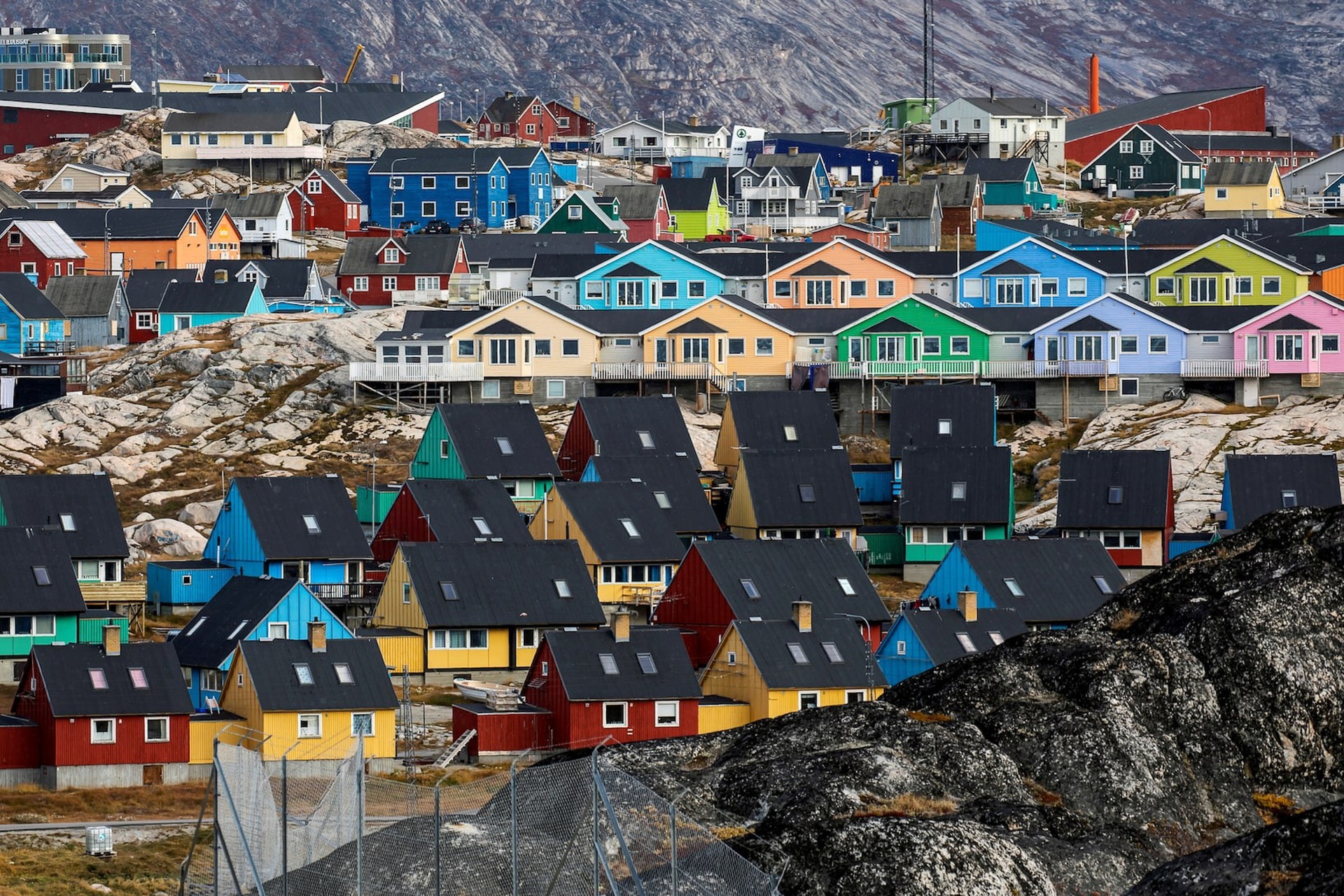 Làng chài Greenland