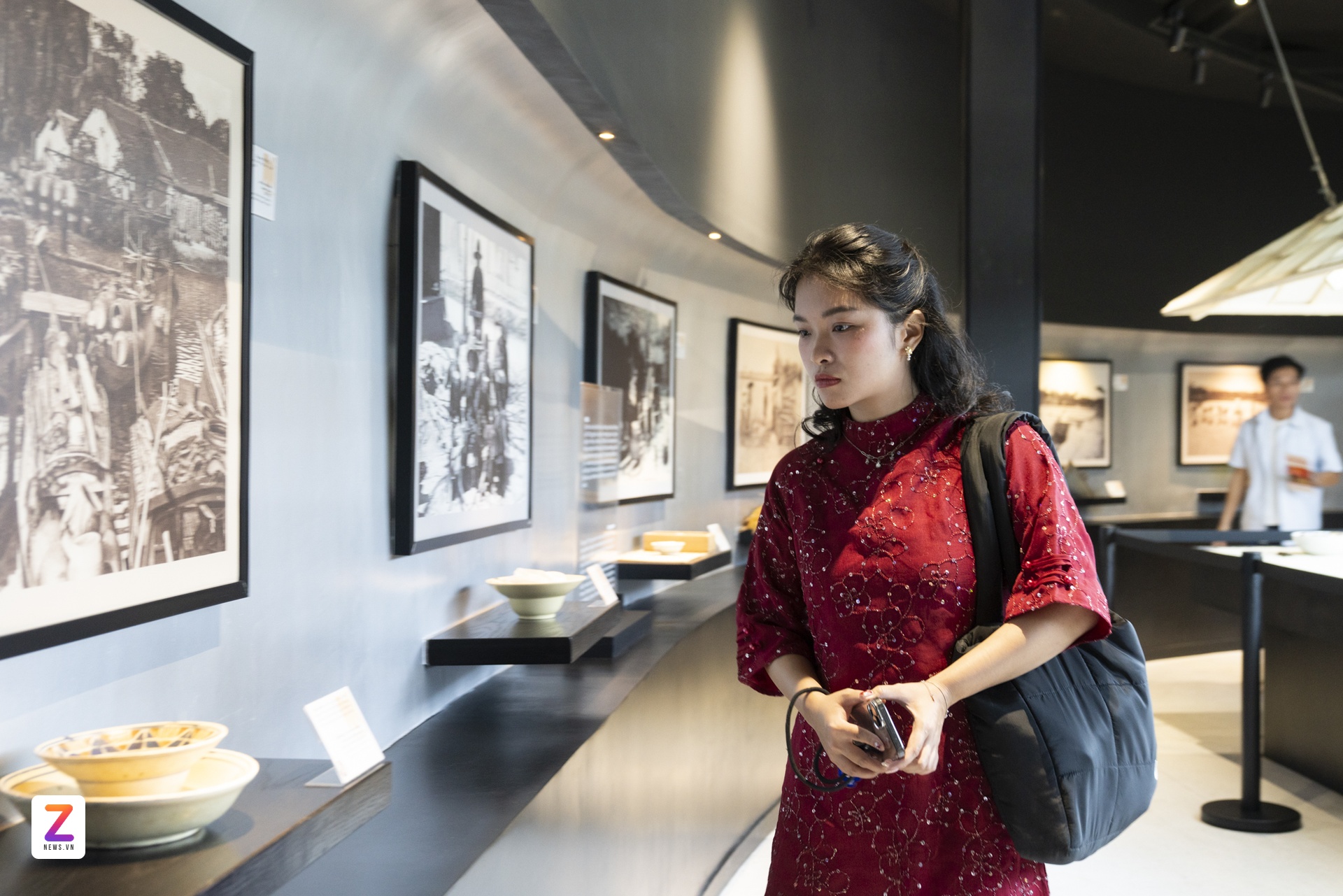 Khách tham quan tại Bảo tàng Phở