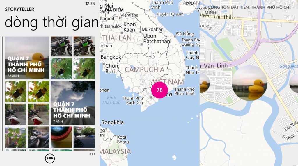 Ứng dụng Storyteller sẽ giúp phượt thủ lưu lại thông tin chi tiết về địa điểm, thời gian chụp ảnh. 