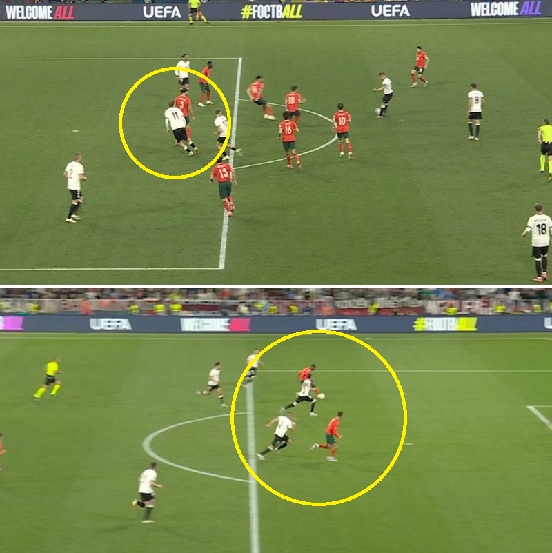 Hai bàn thắng gây tranh cãi ở trận Bồ Đào Nha thắng Đức 1 Duc dau Bo Dao Nha anh 1