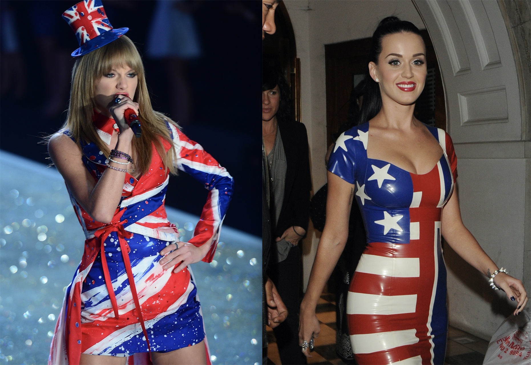 Taylor Swift dien do giong Katy Perry anh 2