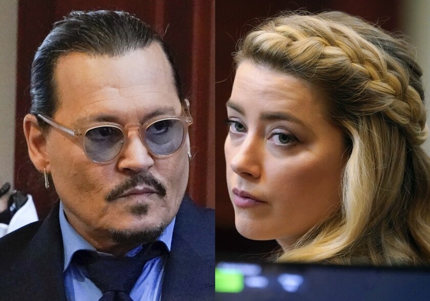 Amber Heard va Johnny Depp anh 1