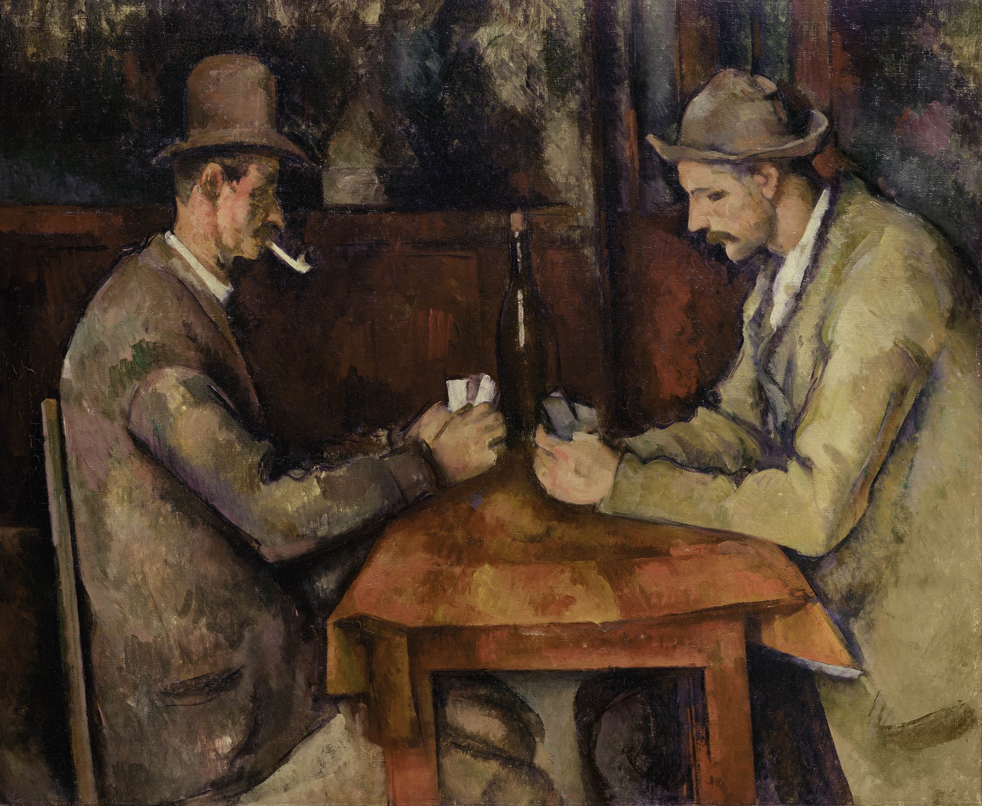 dat nhat the gioi,  Mona Lisa,  Leonardo da Vinci,  The Card Players,  Paul Cezanne,  buc tranh dat nhat anh 2