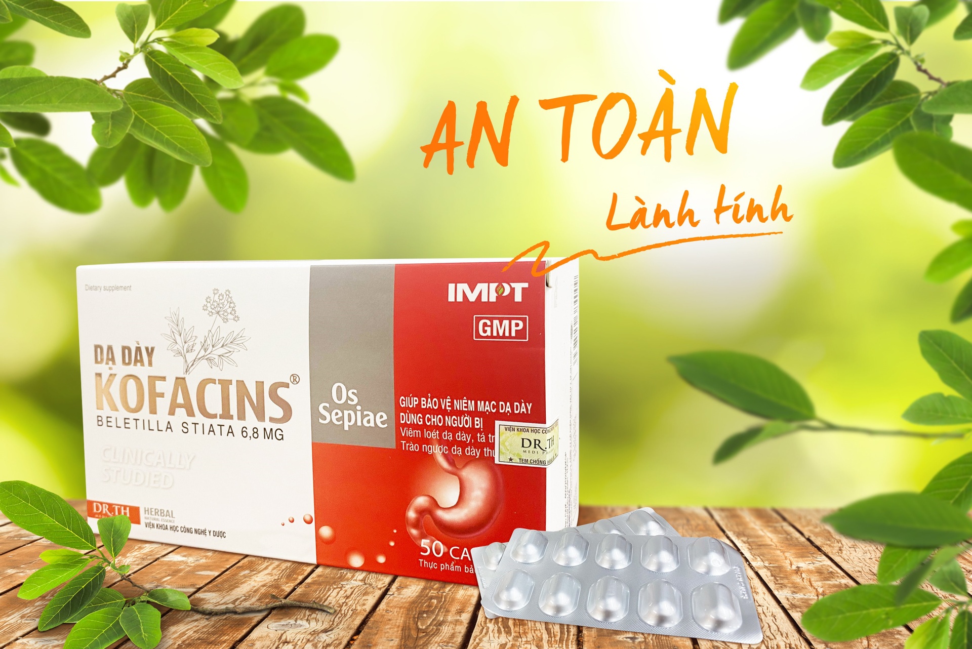 ho tro bao ve niem mac da day,  Da day Kofacins anh 2