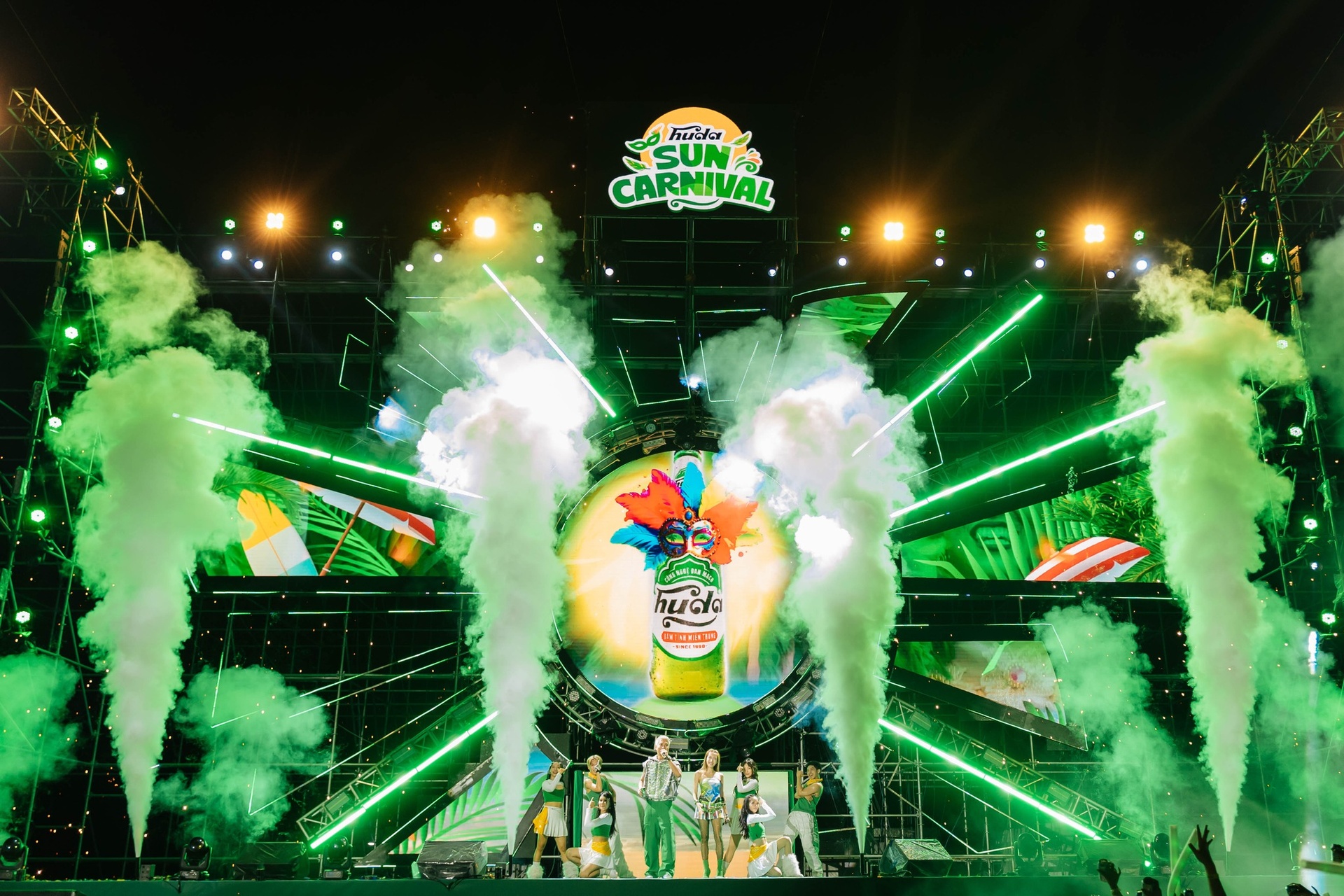 Khán giả sẵn sàng cho những trải nghiệm đáng nhớ trong chặng cuối của Huda Sun Carnival. Ảnh: BTC