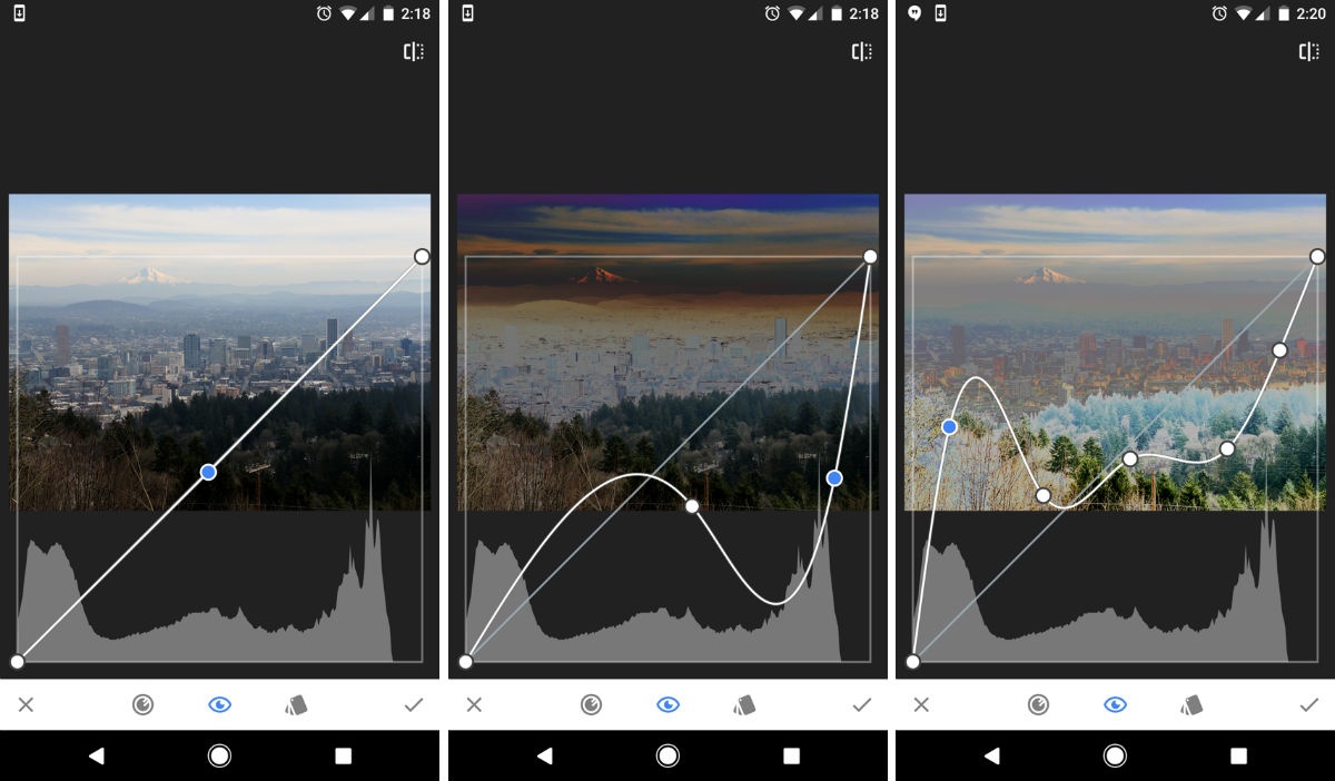 Snapseed them Curves tool anh 1
