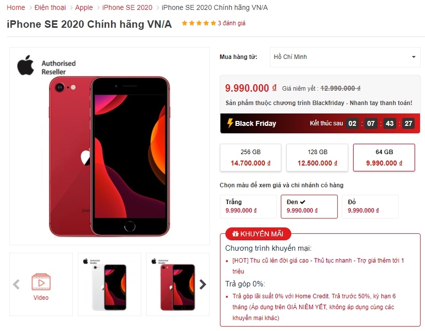 Black Friday,  mua sam,  deal Black Friday Viet Nam 2020 anh 3