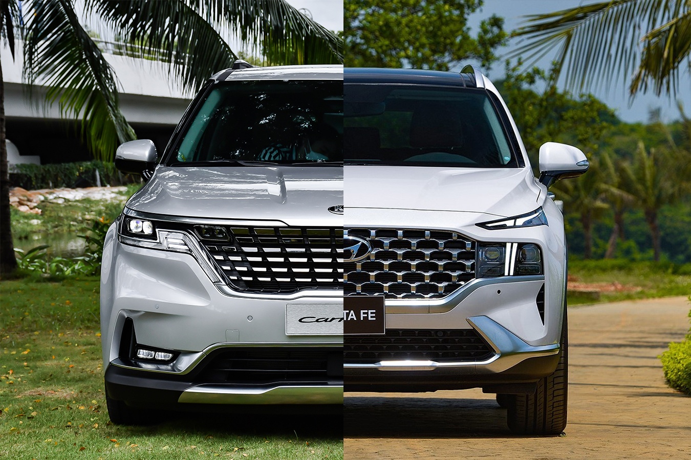 So sanh Kia Carnival va Hyundai Santa Fe anh 1