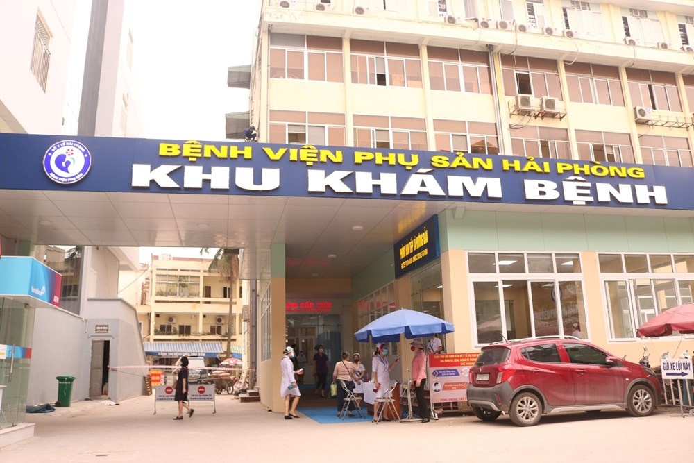 Phong toa Benh vien Phu san Hai Phong anh 1