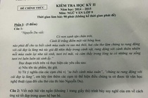 Đề thi ngữ văn lớp 9 'gài bẫy' học sinh?