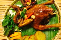 Da mieng voi ga hap mam nhi tai Co Li Quan hinh anh