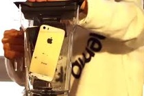 Hình ảnh xay iPhone 5S trong clip.