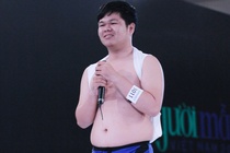 Thi sinh lun, map gay cuoi khi catwalk o Next Top Model hinh anh