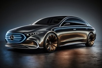 Mercedes-Benz CLA se co ban chay dien, canh tranh voi Tesla Model 3 hinh anh