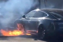 Tự bốc cháy trong gara, Tesla Model S bùng lên lo ngại mất an toàn