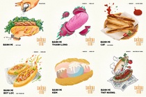 Bánh mì thanh long và những bộ tranh bản sắc Việt độc đáo