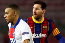Messi và Ronaldo nhận kết quả trái ngược khi đối đầu Mbappe